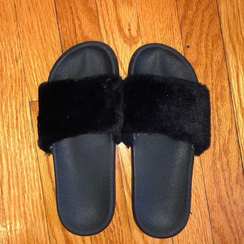 Black Fur Slides